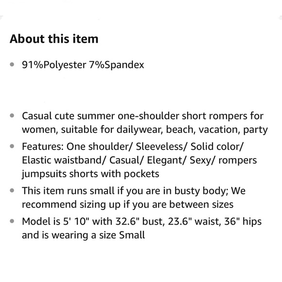 New Plumberry One-Shoulder Romper - Picture 8 of 8